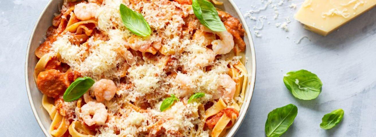 Miljuschka Kookt: Tagliatelle met garnalen