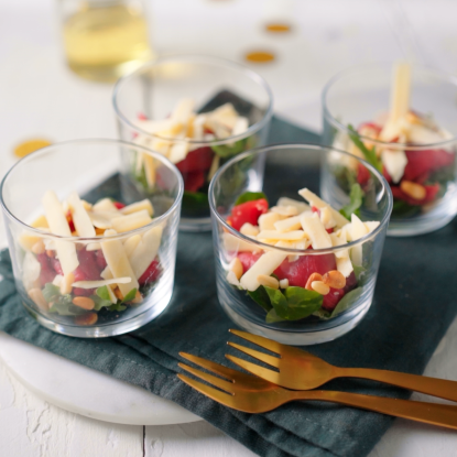 Carpaccio in een glaasje